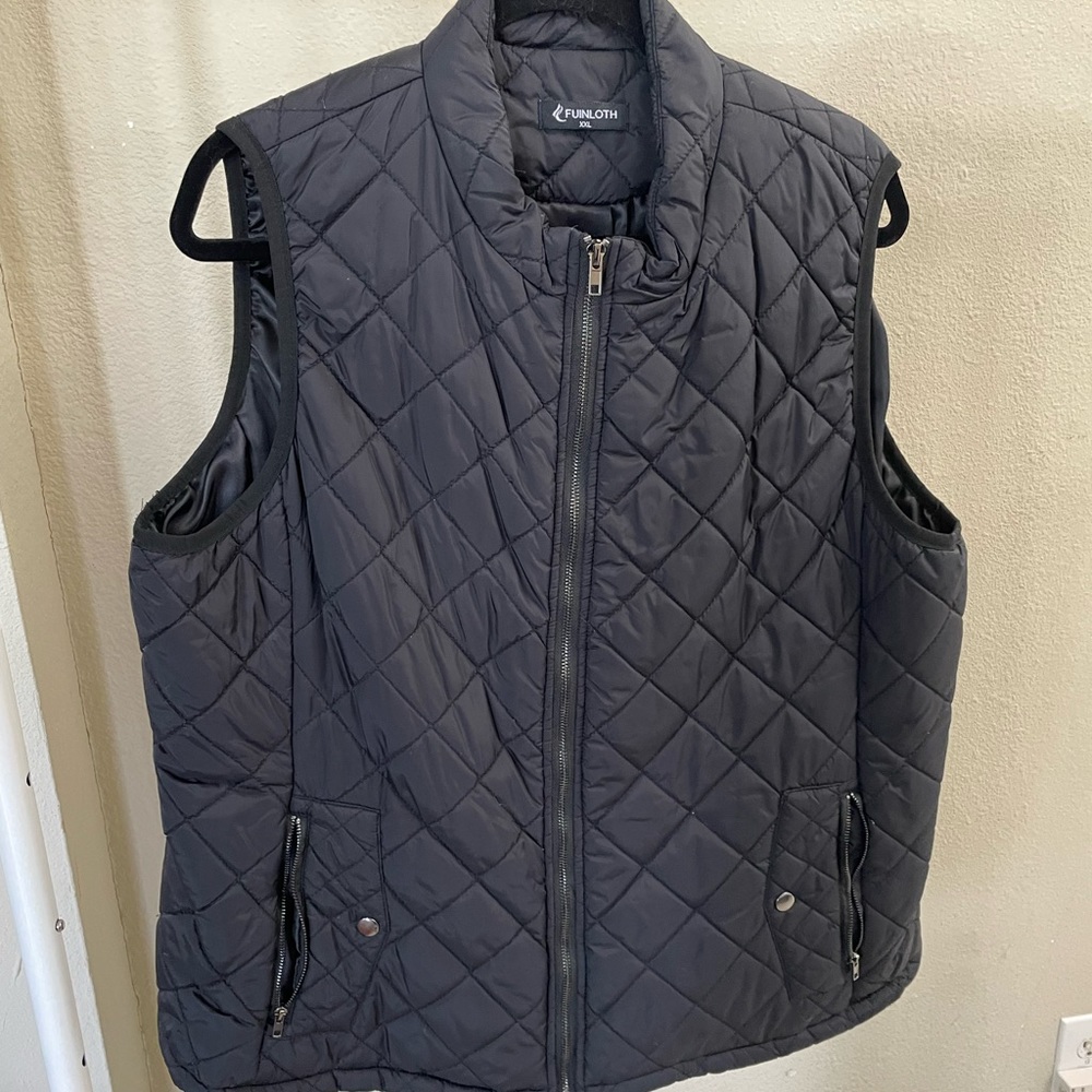 Funloth Quilted Black Vest